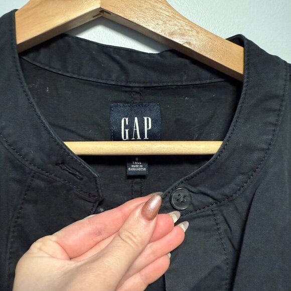 GAP Black Tencel Utility Jumpsuit Small - Picture 4 of 16
